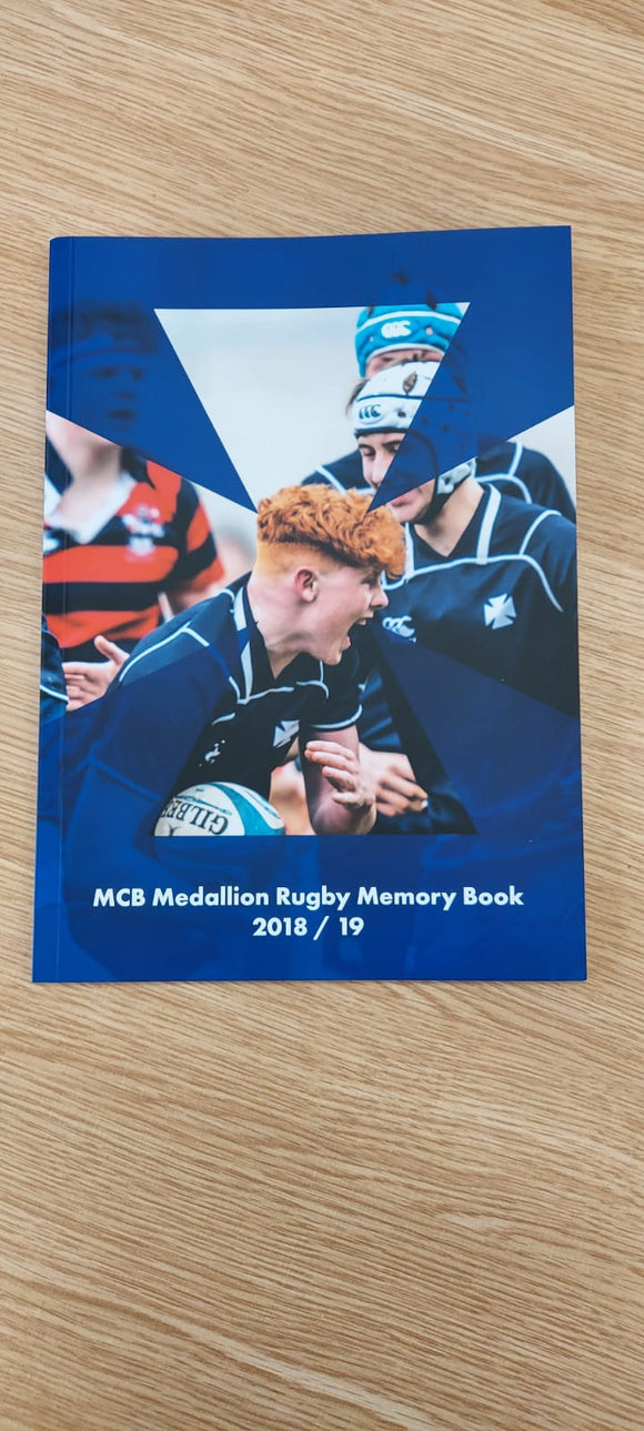 MCB Medallion Rugby Memory Book 2018-19